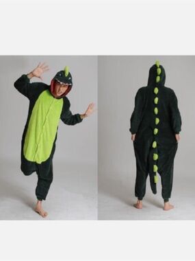 Sazac kigurumi Dinosaur onesie Green
